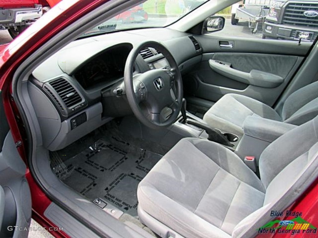 2003 Accord EX Sedan - Redondo Red Pearl / Gray photo #11
