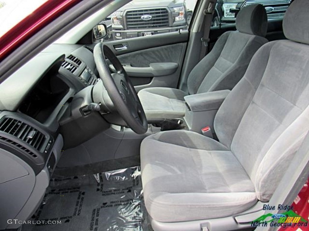 2003 Accord EX Sedan - Redondo Red Pearl / Gray photo #12