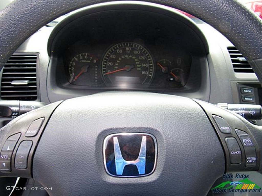 2003 Accord EX Sedan - Redondo Red Pearl / Gray photo #18