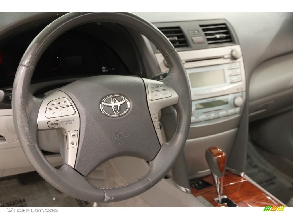 2009 Toyota Camry XLE V6 Ash Steering Wheel Photo #119880158