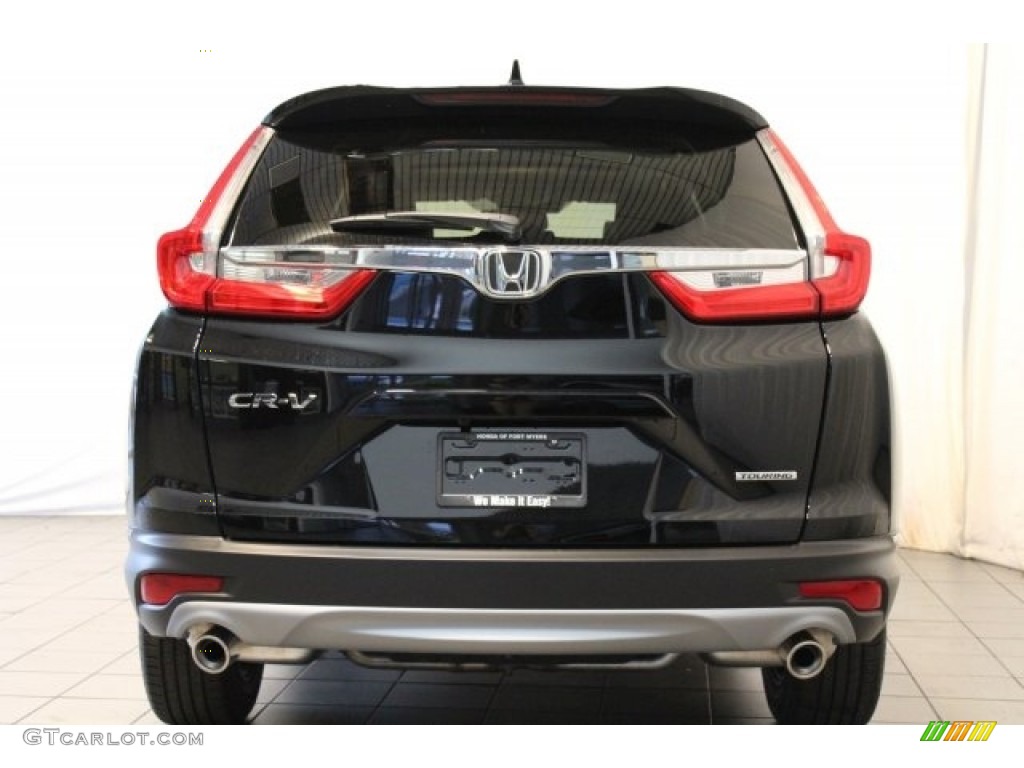 2017 CR-V Touring - Crystal Black Pearl / Black photo #5