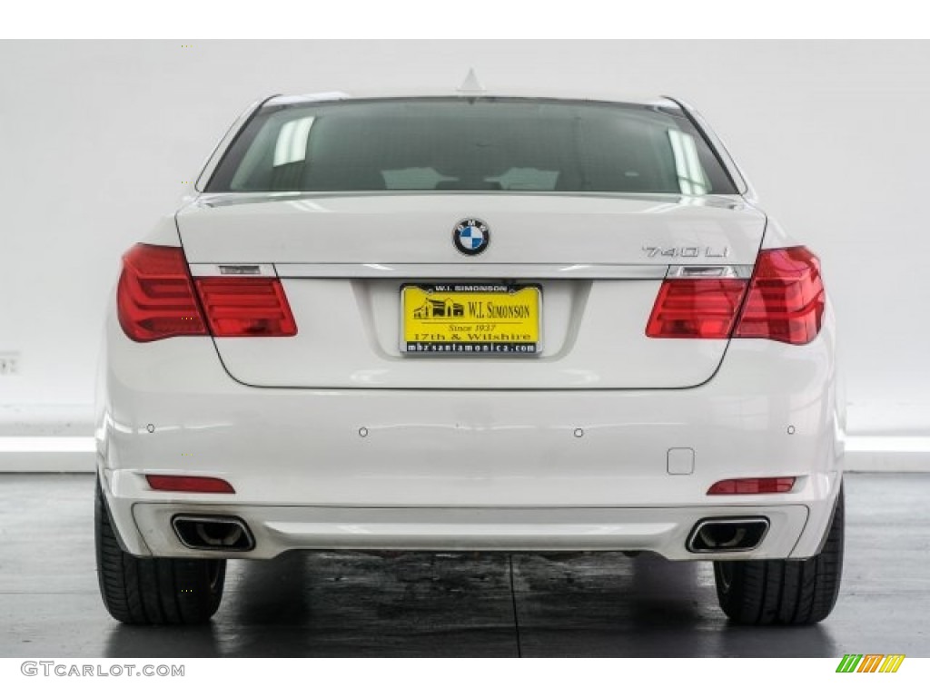 2012 7 Series 740Li Sedan - Alpine White / Oyster/Black photo #3