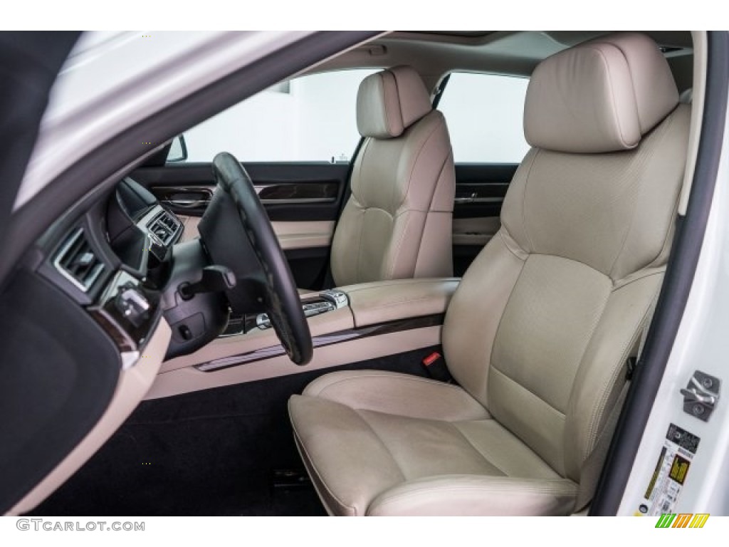 2012 7 Series 740Li Sedan - Alpine White / Oyster/Black photo #6
