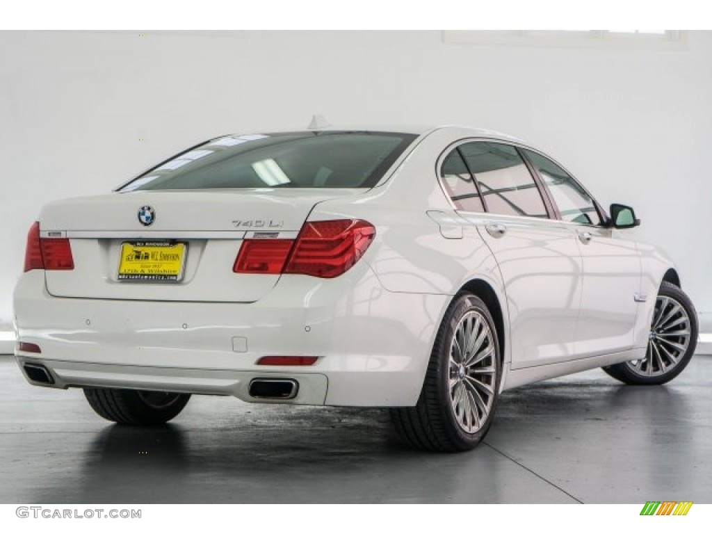 2012 7 Series 740Li Sedan - Alpine White / Oyster/Black photo #10