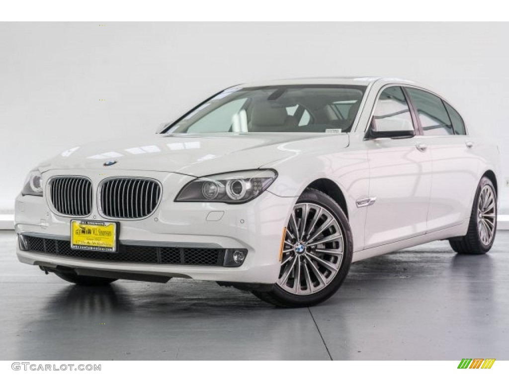 2012 7 Series 740Li Sedan - Alpine White / Oyster/Black photo #14