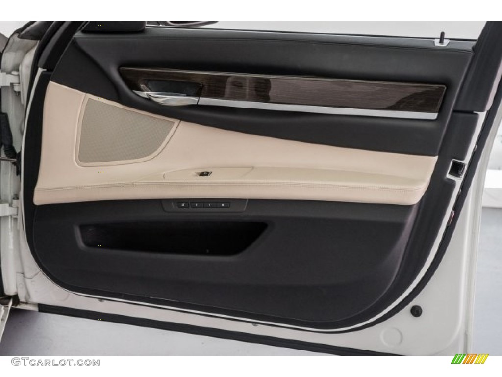 2012 7 Series 740Li Sedan - Alpine White / Oyster/Black photo #24