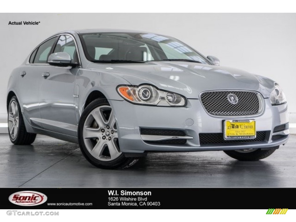 2011 XF Sport Sedan - Frost Blue Metallic / Warm Charcoal photo #1