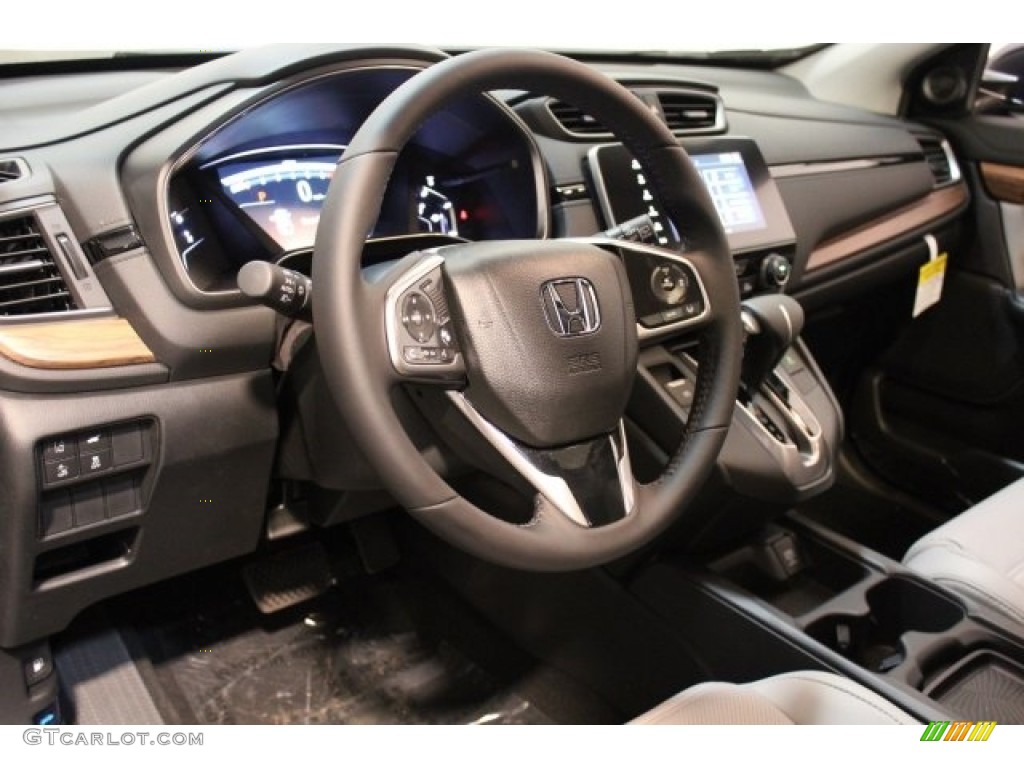 2017 Honda CR-V EX-L Gray Steering Wheel Photo #119882306