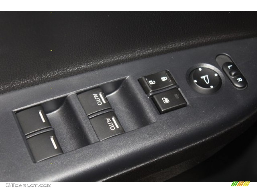 2017 Accord EX-L V6 Sedan - Crystal Black Pearl / Black photo #9