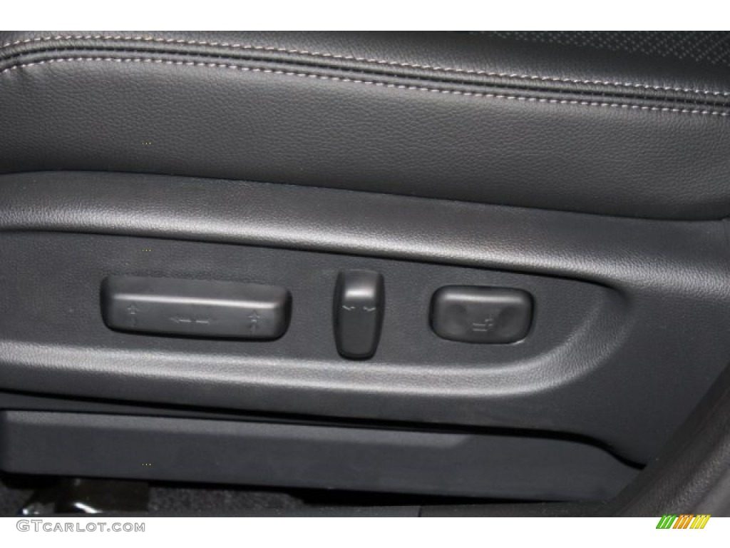 2017 Accord EX-L V6 Sedan - Crystal Black Pearl / Black photo #12