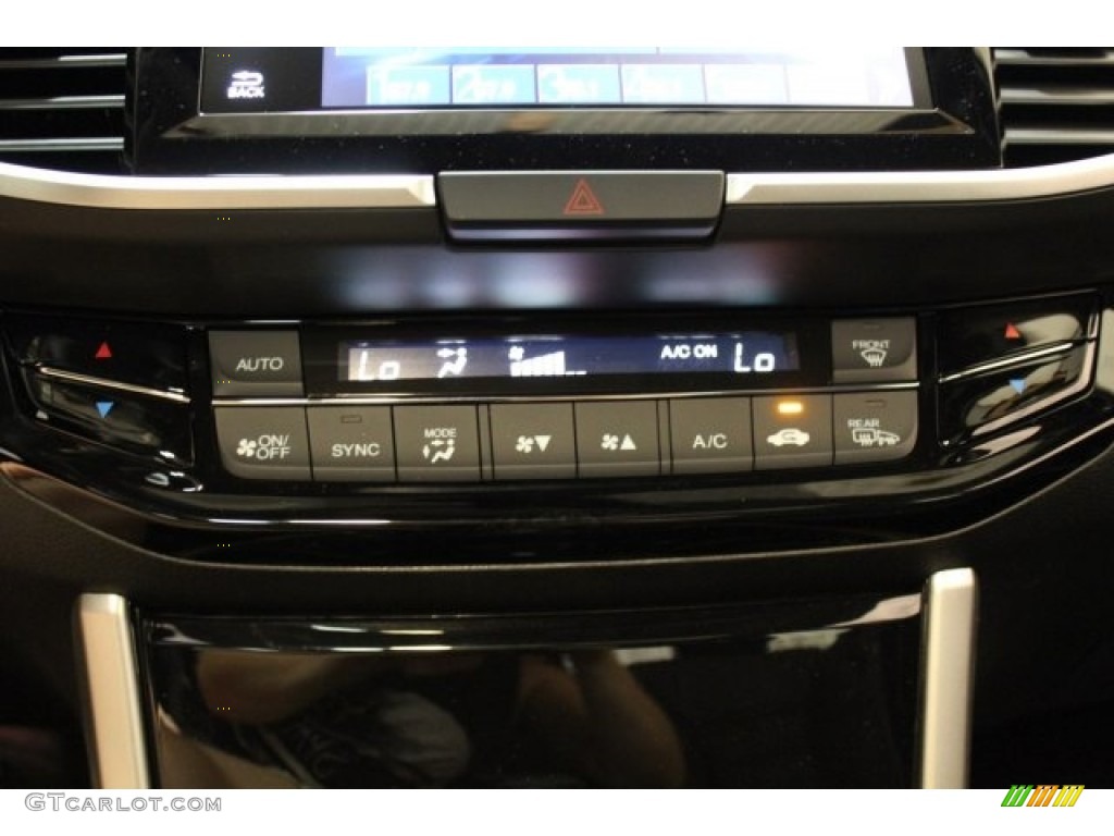 2017 Accord EX-L V6 Sedan - Crystal Black Pearl / Black photo #21