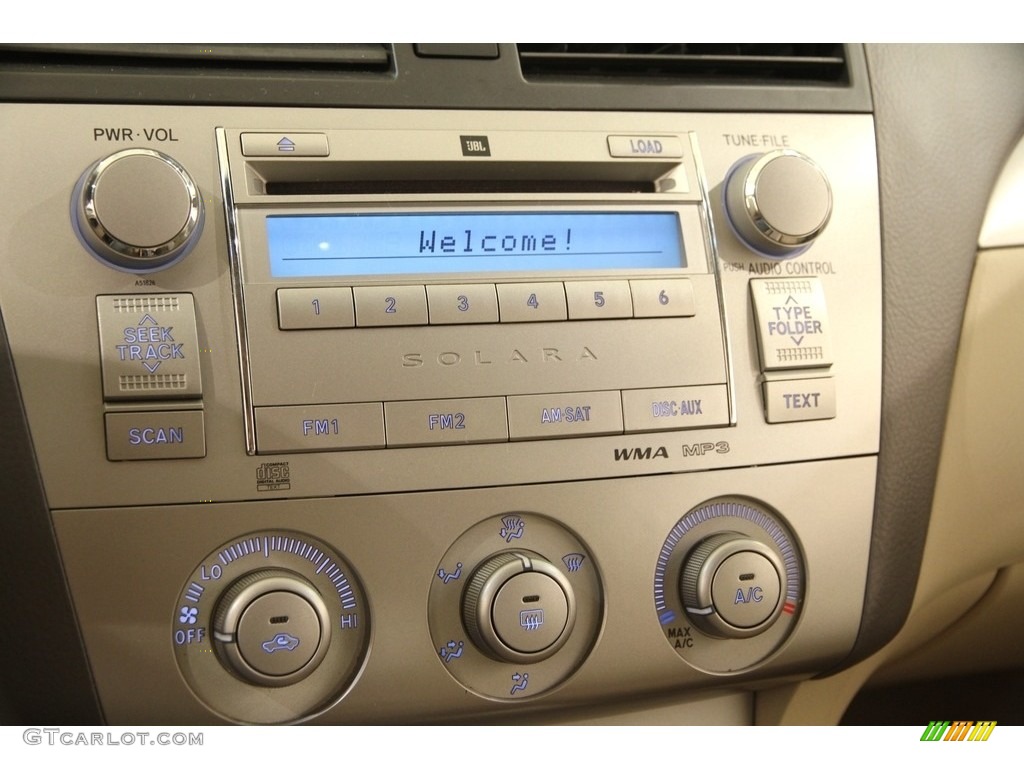 2008 Solara SE V6 Coupe - Super Red 5 / Ivory photo #11
