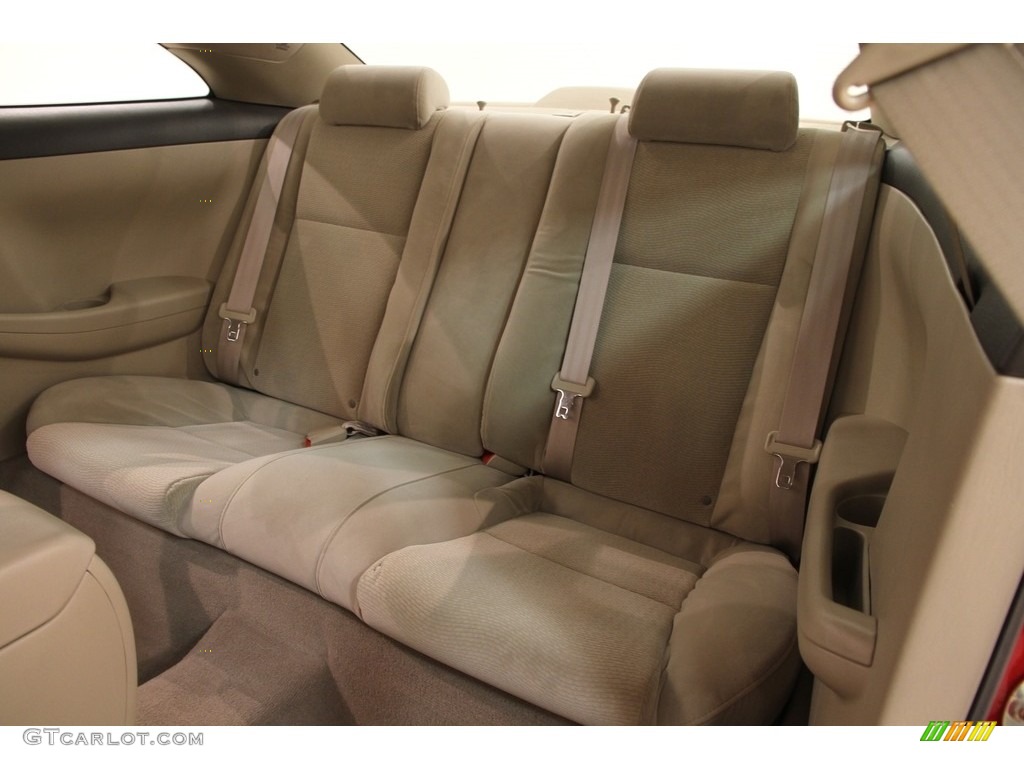 2008 Solara SE V6 Coupe - Super Red 5 / Ivory photo #18