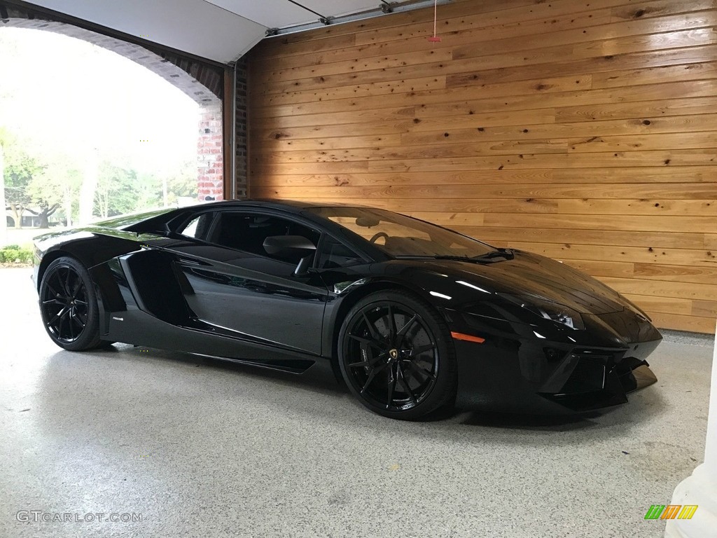 Nero Aldebaran 2017 Lamborghini Aventador LP700-4 Coupe Exterior Photo #119885233