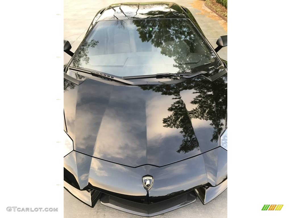 Nero Aldebaran 2017 Lamborghini Aventador LP700-4 Coupe Exterior Photo #119885389