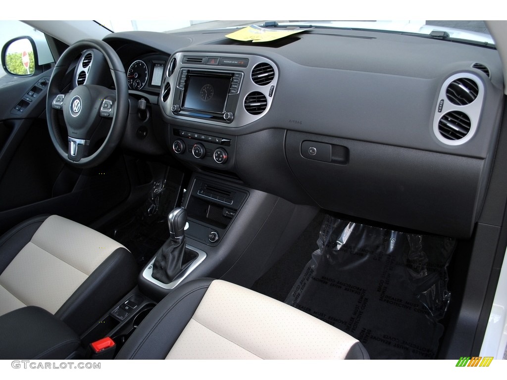 2017 Tiguan S - Pure White / Beige/Black photo #17
