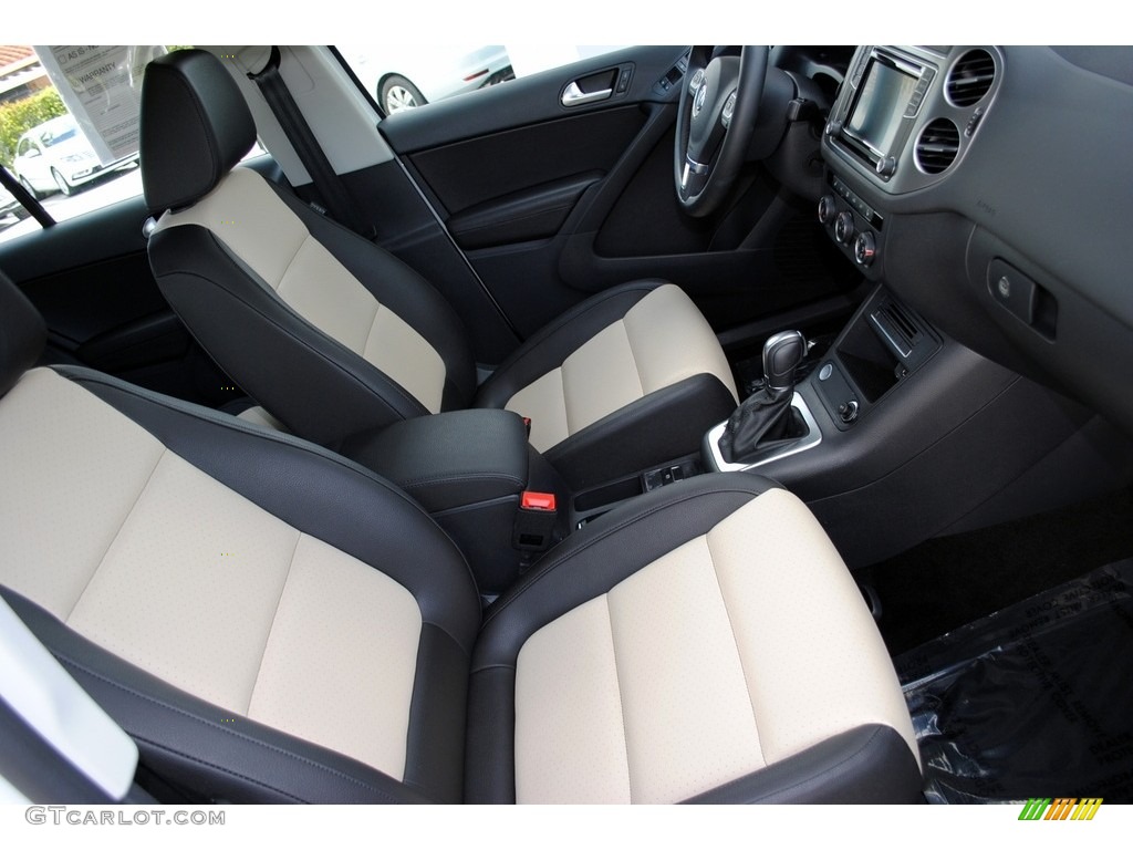 2017 Tiguan S - Pure White / Beige/Black photo #18