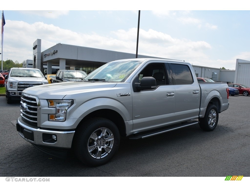 2017 F150 XLT SuperCrew - Ingot Silver / Earth Gray photo #3
