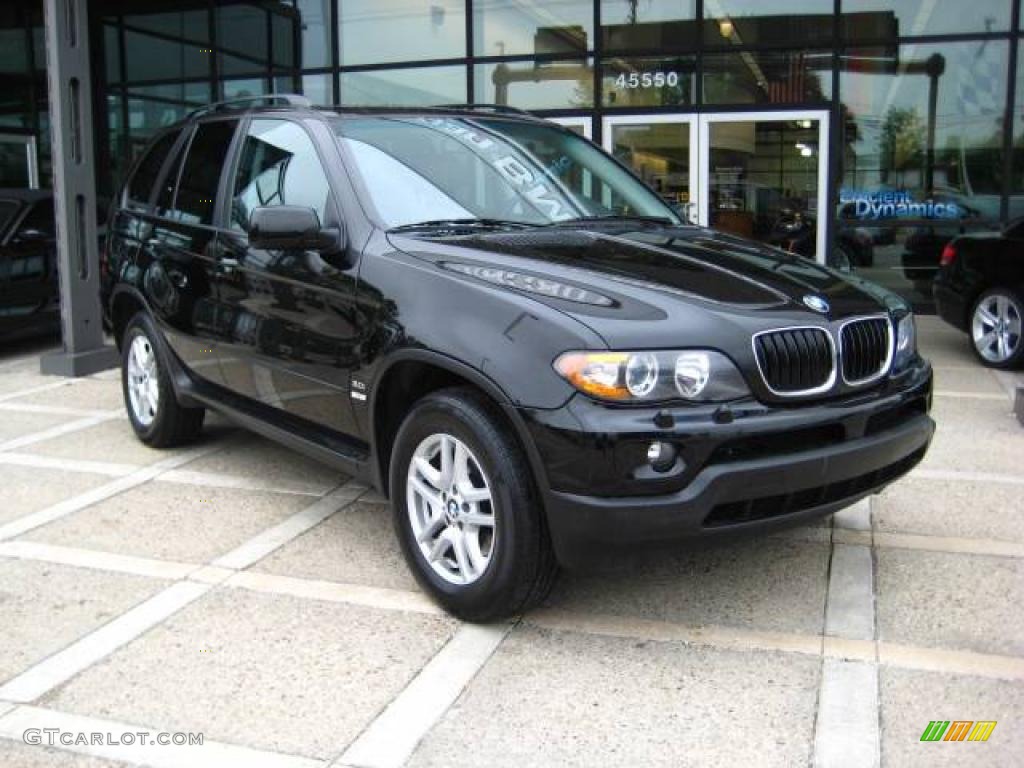 2006 X5 3.0i - Jet Black / Truffle Brown Dakota Leather photo #1