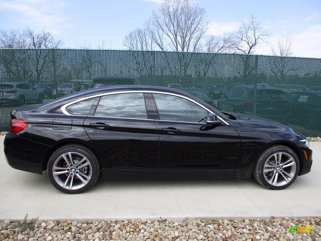 2018 4 Series 430i xDrive Gran Coupe - Jet Black / Black photo #2