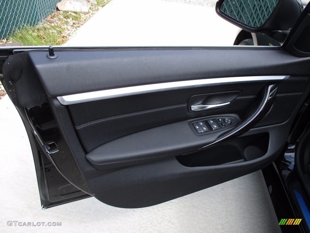 2018 BMW 4 Series 430i xDrive Gran Coupe Black Door Panel Photo #119886835