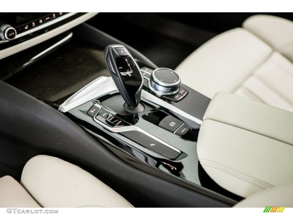2017 5 Series 540i Sedan - Jet Black / Ivory White photo #7