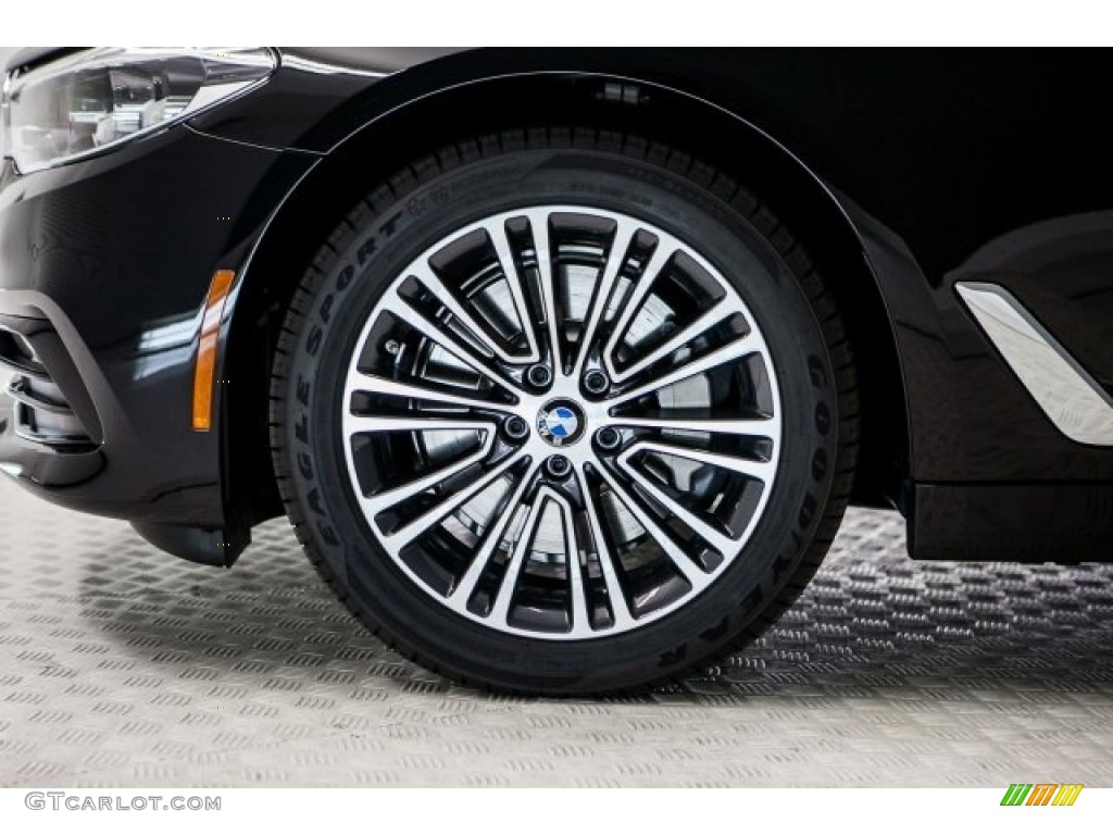 2017 5 Series 540i Sedan - Jet Black / Ivory White photo #9