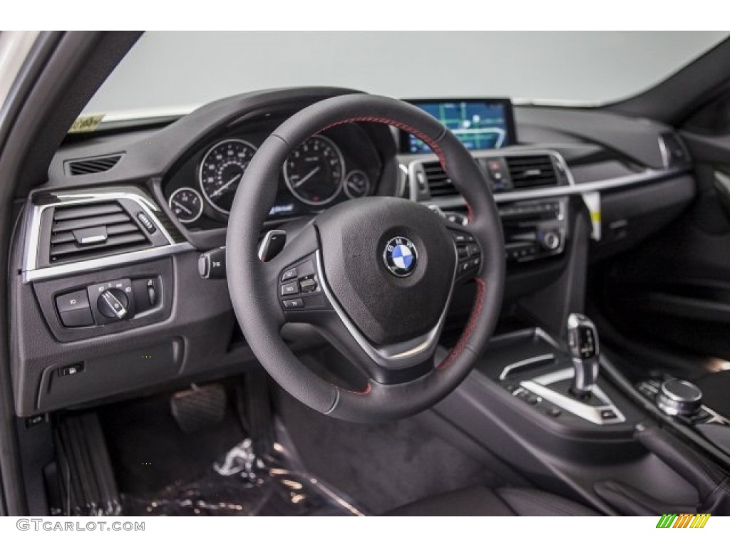 2017 3 Series 330e iPerfomance Sedan - Alpine White / Black photo #6