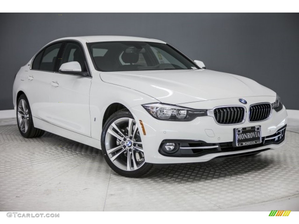 2017 3 Series 330e iPerfomance Sedan - Alpine White / Black photo #12