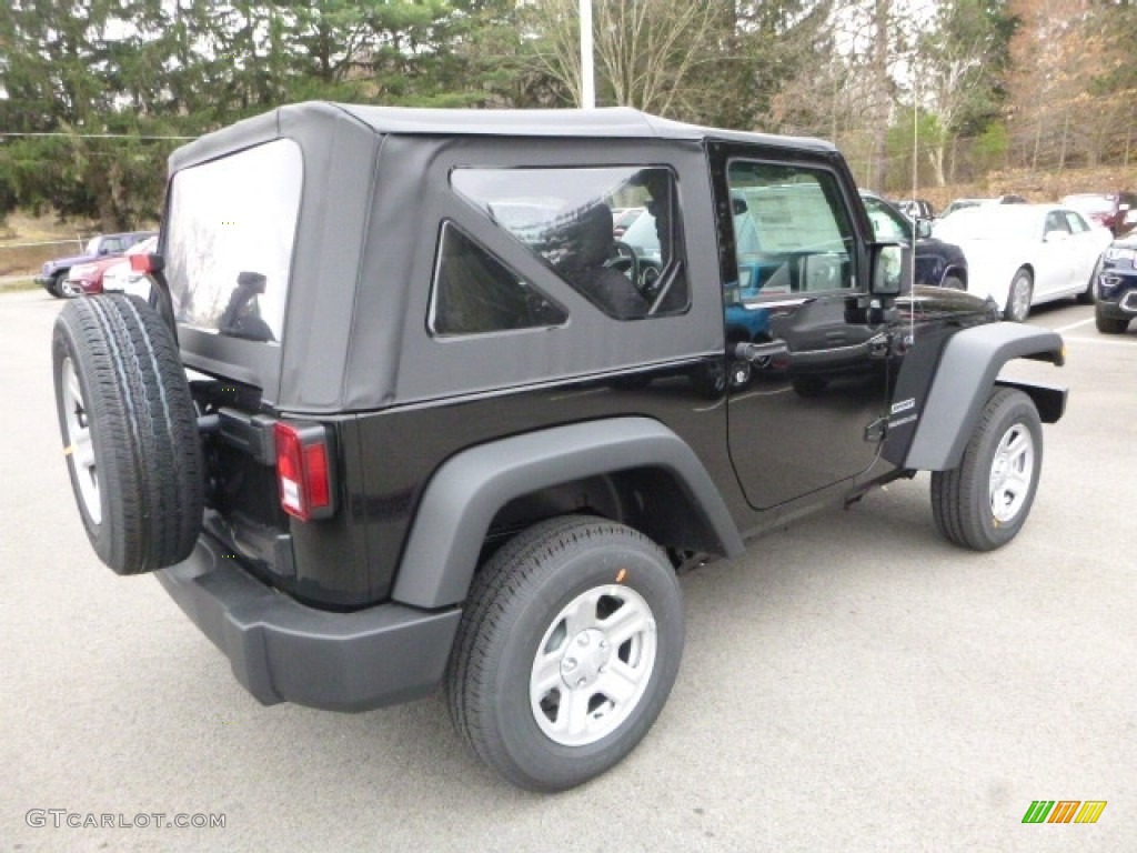 2017 Wrangler Sport 4x4 - Black / Black photo #5