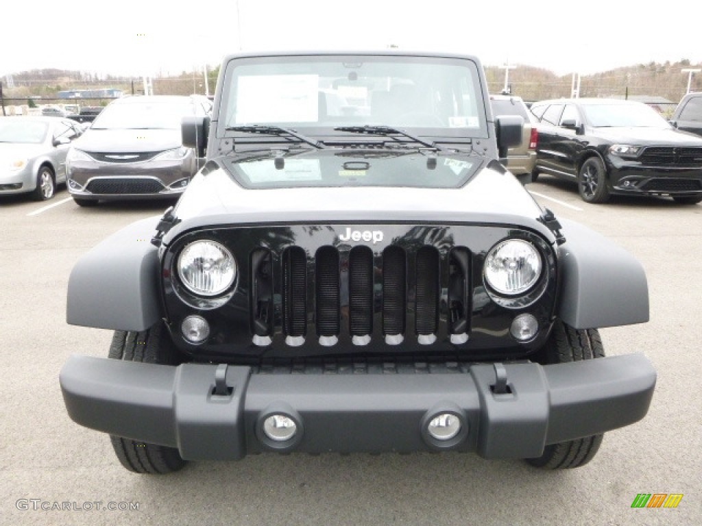 2017 Wrangler Sport 4x4 - Black / Black photo #12