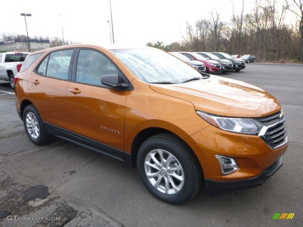 Orange Burst Metallic 2018 Chevrolet Equinox LS AWD Exterior Photo #119890633