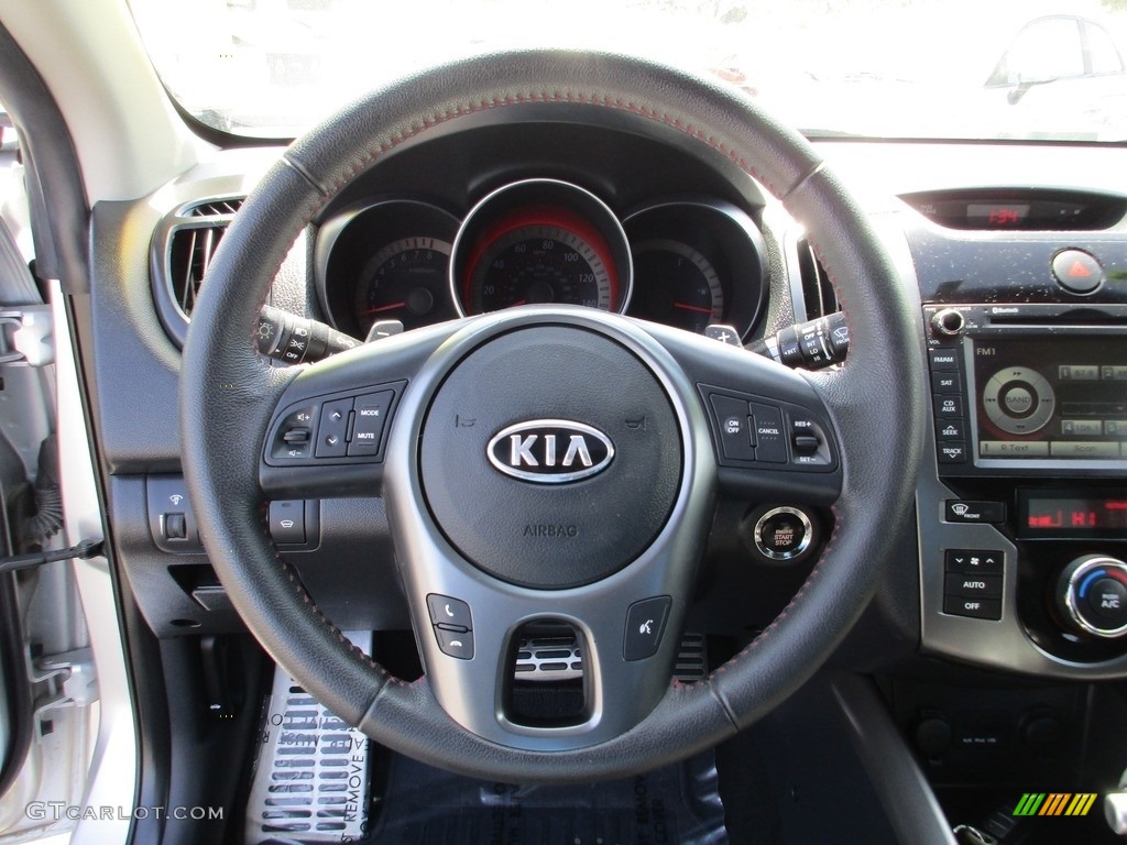 2012 Forte Koup SX - Bright Silver / Black photo #13