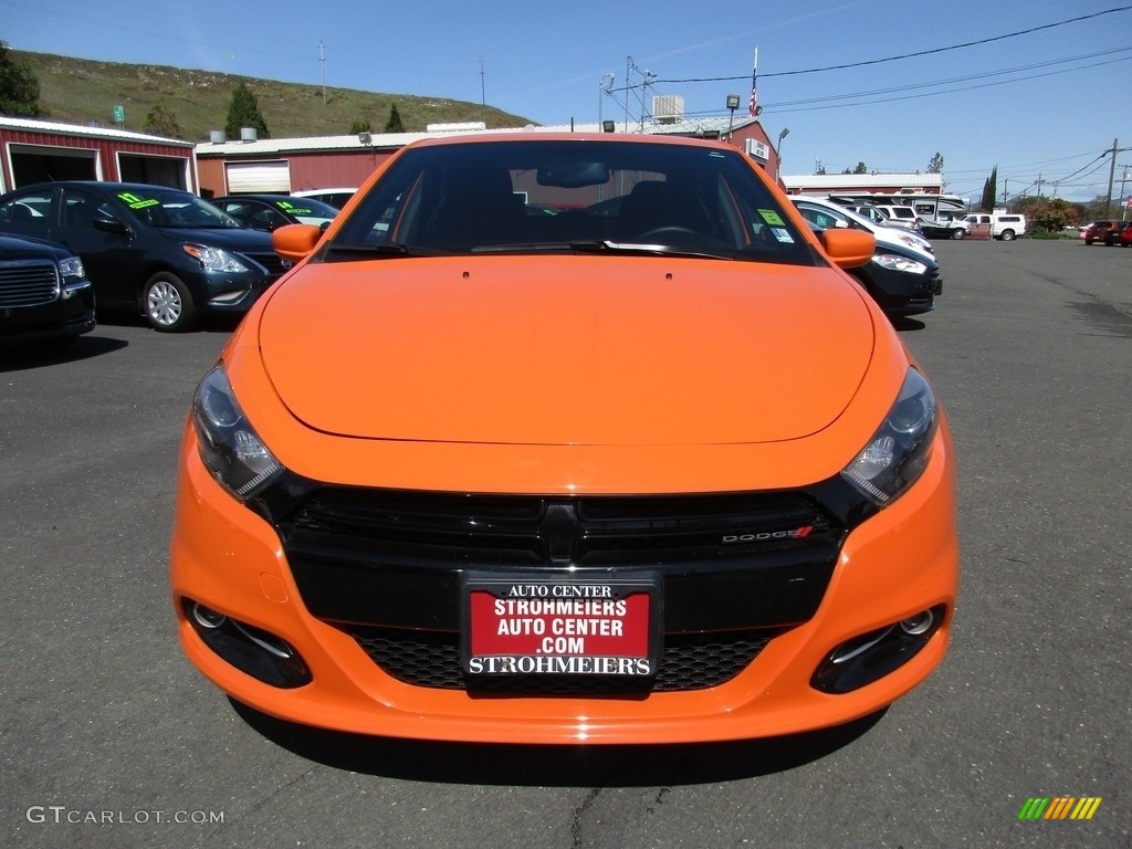 2014 Dart SXT - Header Orange / Black/Light Tungsten photo #2