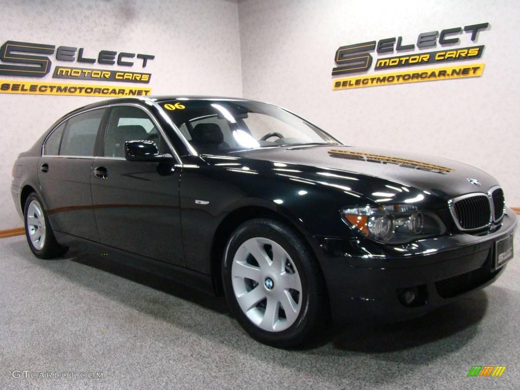 2006 7 Series 750Li Sedan - Black Sapphire Metallic / Black/Black photo #3