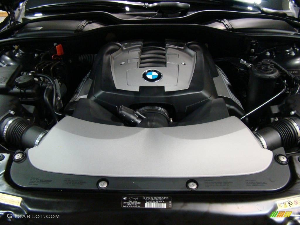 2006 7 Series 750Li Sedan - Black Sapphire Metallic / Black/Black photo #14