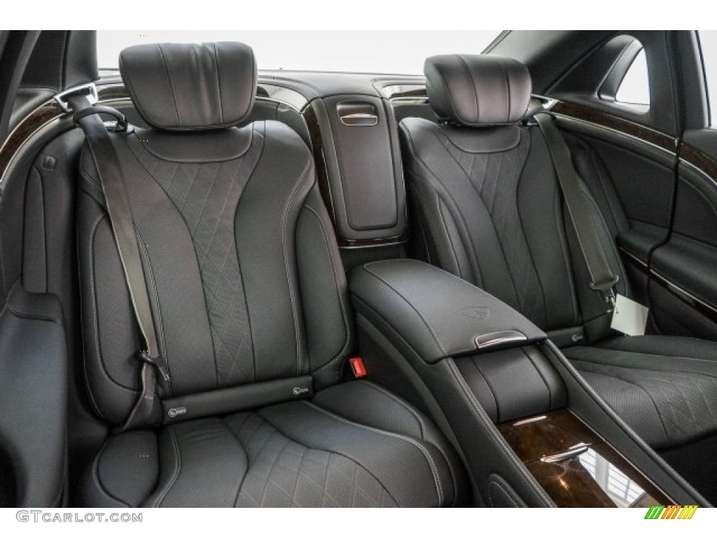 2017 Mercedes-Benz S Mercedes-Maybach S550 4Matic Sedan Rear Seat Photo #119893579