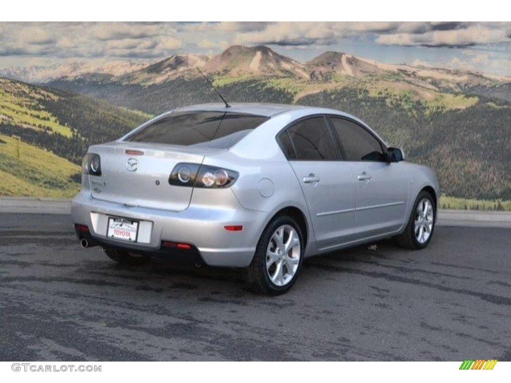 2008 MAZDA3 i Touring Sedan - Sunlight Silver Metallic / Black photo #3