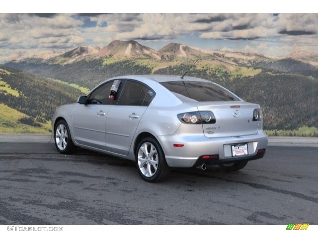 2008 MAZDA3 i Touring Sedan - Sunlight Silver Metallic / Black photo #8