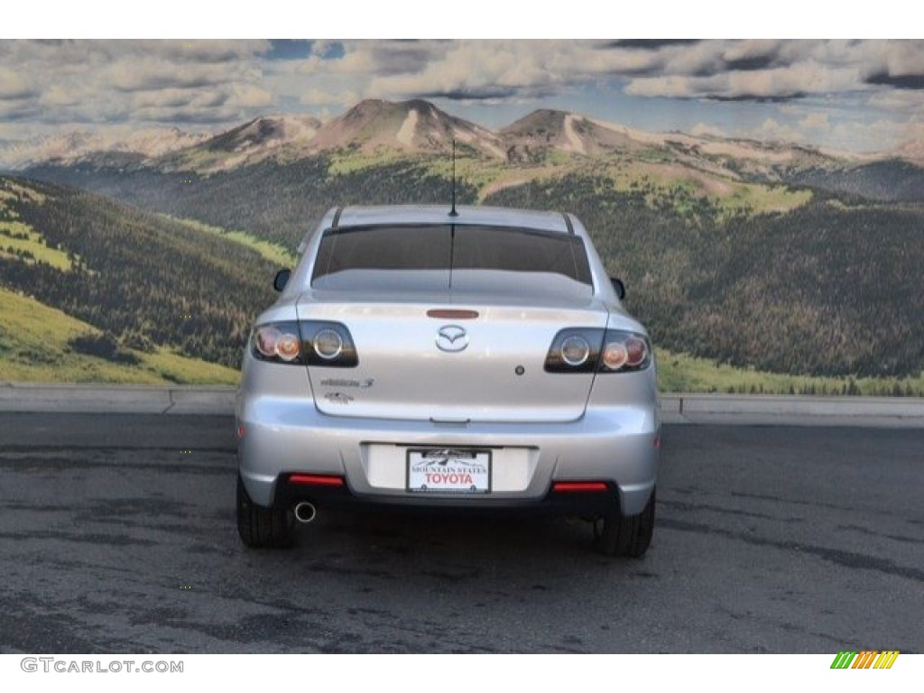 2008 MAZDA3 i Touring Sedan - Sunlight Silver Metallic / Black photo #9