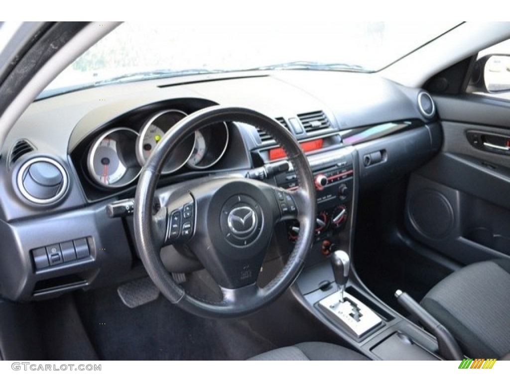 2008 MAZDA3 i Touring Sedan - Sunlight Silver Metallic / Black photo #10