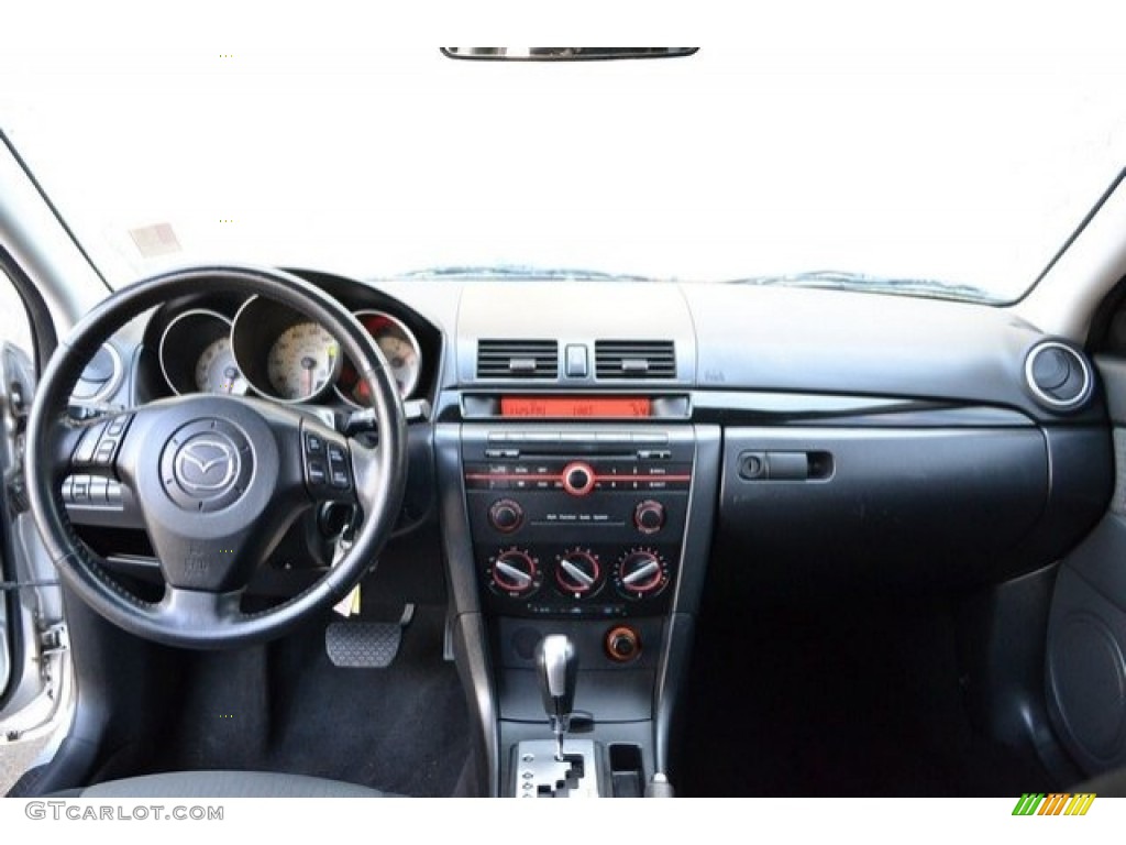 2008 MAZDA3 i Touring Sedan - Sunlight Silver Metallic / Black photo #13