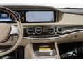 Silk Beige/Espresso Brown 2017 Mercedes-Benz S 550 4Matic Sedan Dashboard