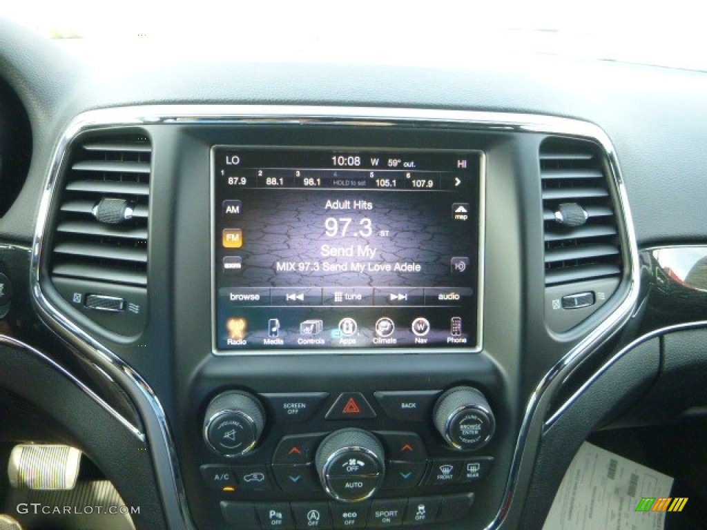 2017 Grand Cherokee Trailhawk 4x4 - Bright White / Black photo #16