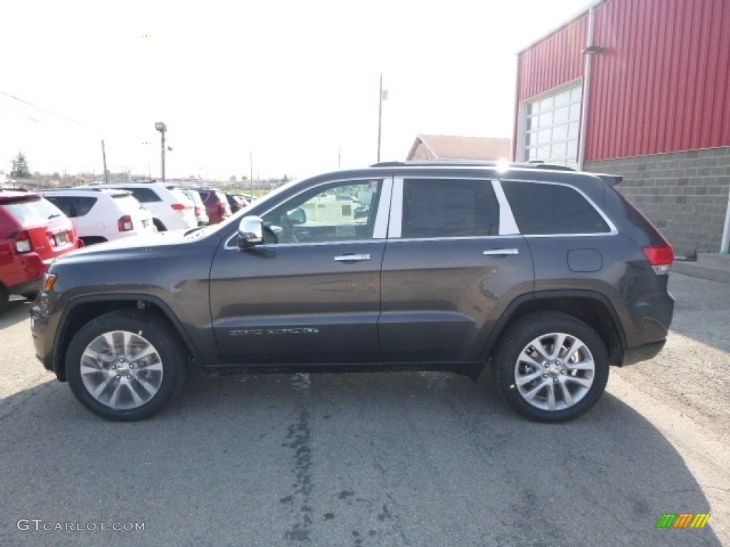 2017 Grand Cherokee Limited 4x4 - Granite Crystal Metallic / Black photo #2