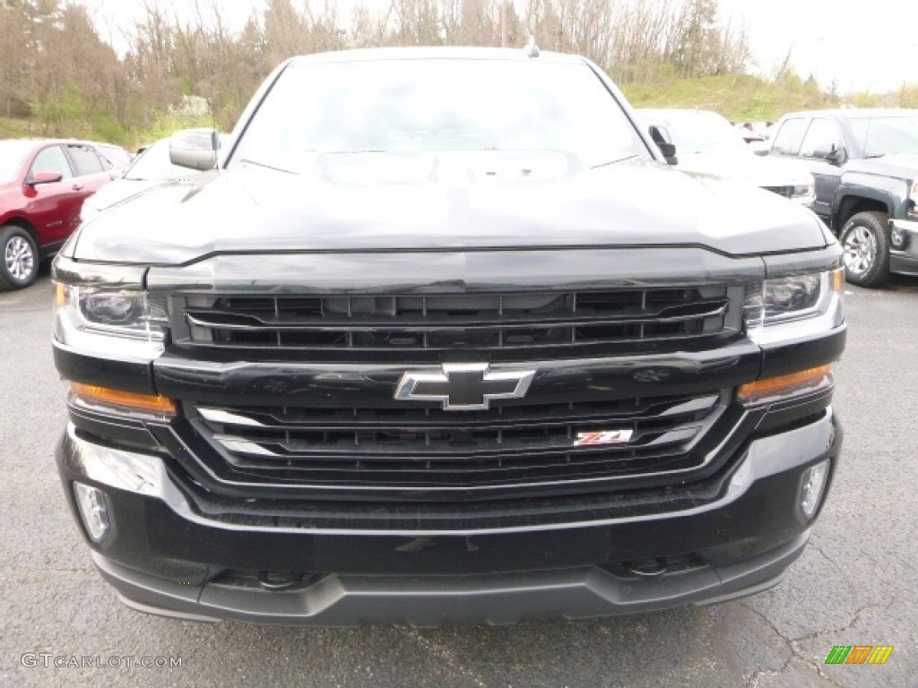 2017 Silverado 1500 LT Double Cab 4x4 - Black / Jet Black photo #3