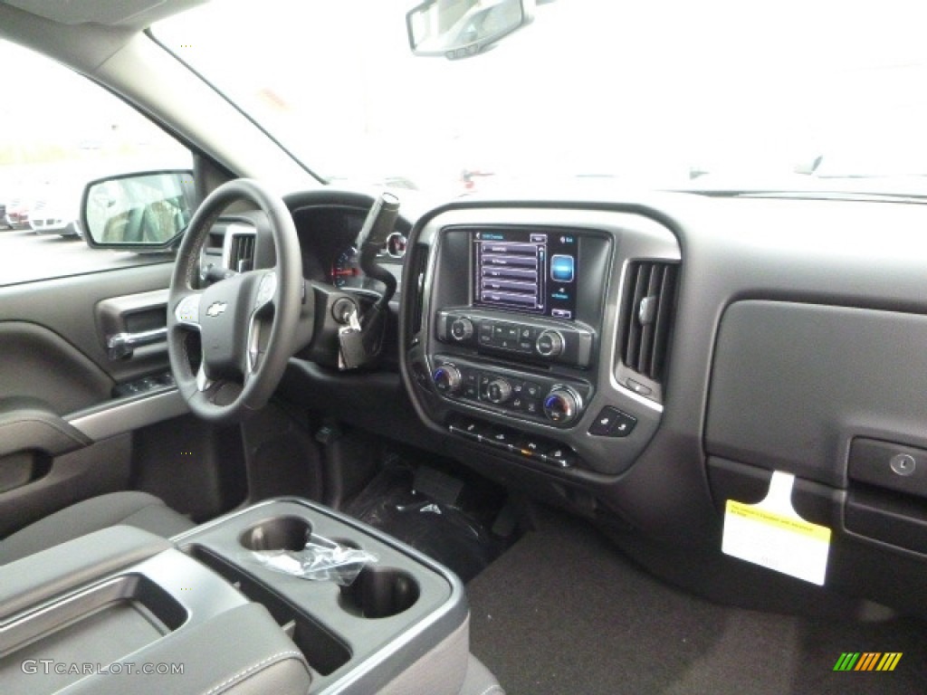 2017 Silverado 1500 LT Double Cab 4x4 - Black / Jet Black photo #11