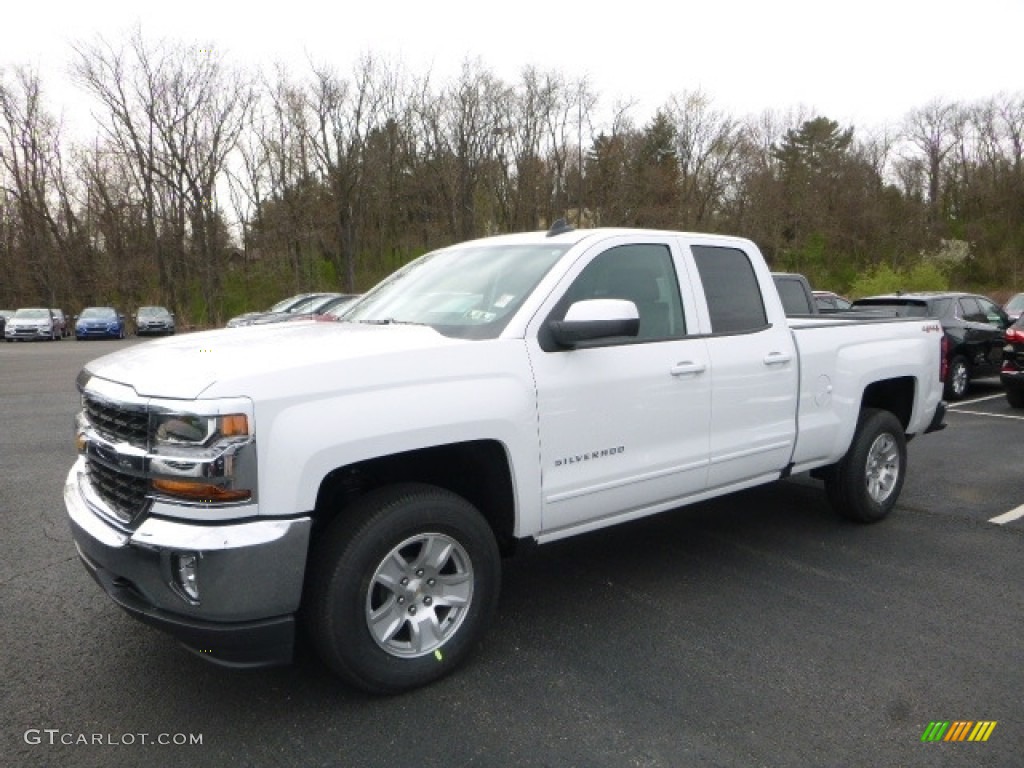 2017 Silverado 1500 LT Double Cab 4x4 - Summit White / Jet Black photo #1