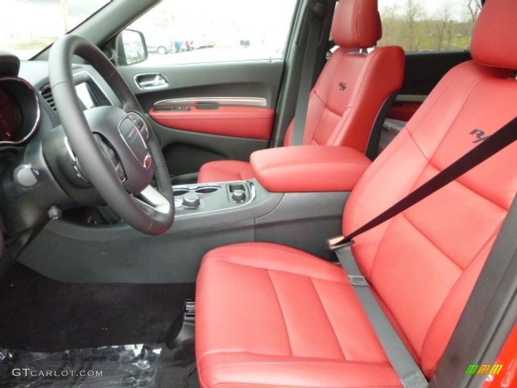 2017 Durango R/T AWD - Redline / Black/Red photo #13