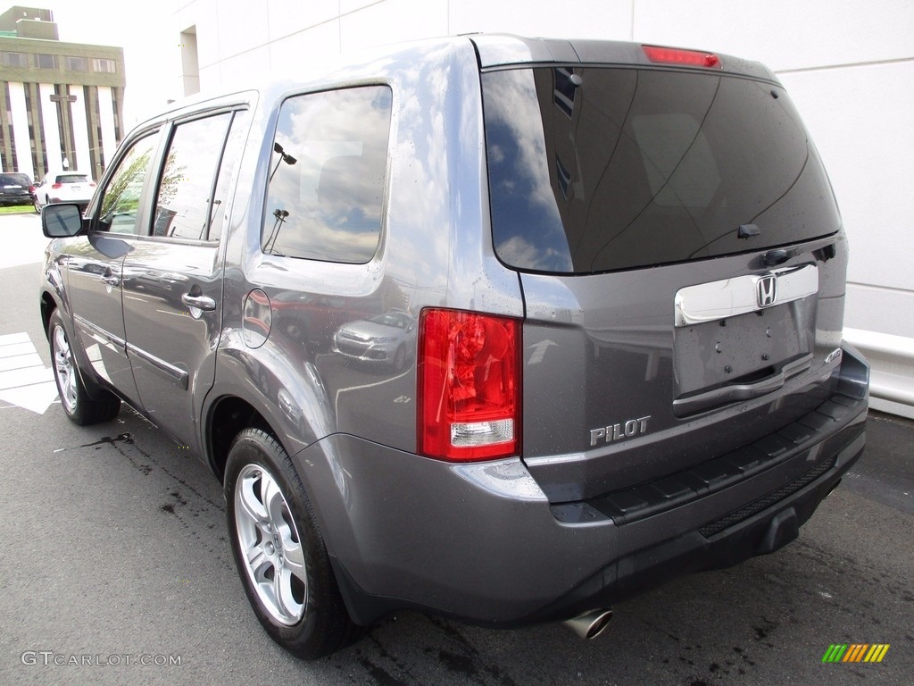 2015 Pilot EX-L 4WD - Modern Steel Metallic / Gray photo #4